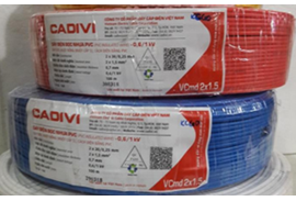 Dây điện đôi Cadivi 2*1.5mm (100m/cuộn)