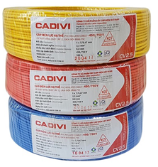 Dây điện đôi Cadivi 2*2.5mm (100m/cuộn)